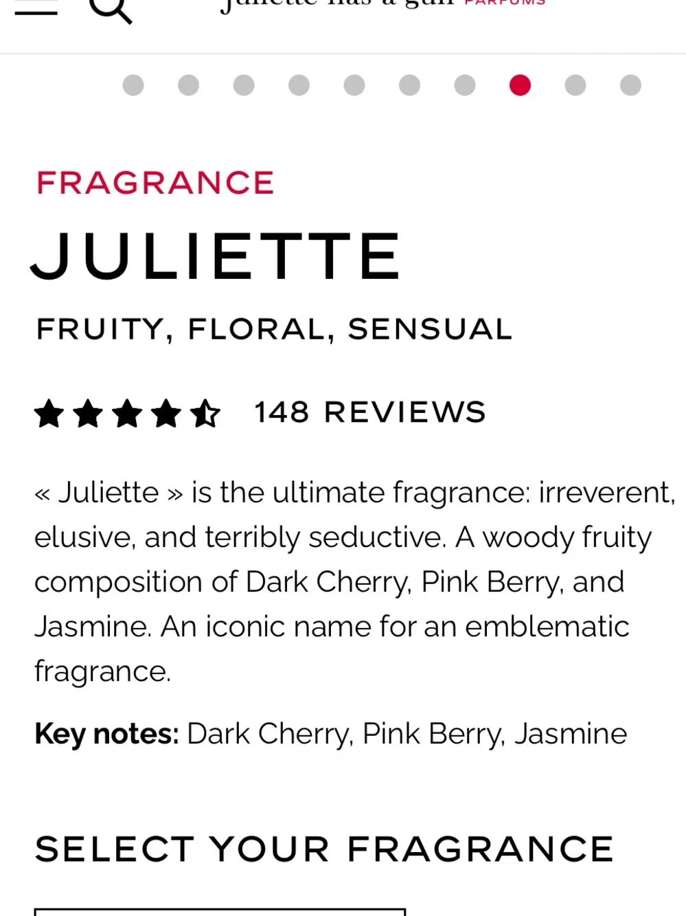 Juliette Has a Gun Juliette Travel Spray